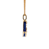 18K Solid Yellow Gold Natural Emerald Diamond Lapis MAGIC BOOK Pendant