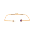 18KG Japanese Akoya Pearl Natural Amethyst Diamond Bangle