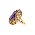 14KG 25.60ct Natural Purple Amethyst Sapphire Ring