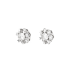 18KG 0.63ct Natural Untreated Diamond Earrings