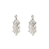 18KG 0.12ct Natural Untreated Diamond Earrings