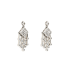 18KG 0.12ct Natural Untreated Diamond Earrings