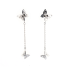 18KG 0.72ct Natural Untreated Diamond Earrings