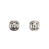 18KG 0.17ct Natural Untreated Diamond Earrings MA