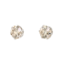 PT900 0.90ct Natural Untreated Diamond Earrings