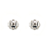 PT900 0.90ct Natural Untreated Diamond Earrings