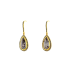 14KG 6.58ct Natural Untreated Brown Chocolate Diamond Earrings