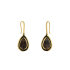 14KG 6.58ct Natural Untreated Brown Chocolate Diamond Earrings