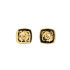 14KG 3.92ct Natural Untreated Yellow Diamond Earrings