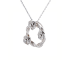 18KG 0.50ct Natural Untreated Diamond Necklace MA