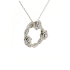 18KG 0.50ct Natural Untreated Diamond Necklace MA