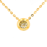 18KG 0.31ct Natural Untreated Diamond Necklace MA