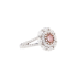 18KG 0.18ct Natural Untreated Pink Diamond Ring MA