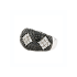 14KG Natural Untreated Black Diamond Ring