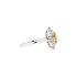 18KG 1.02ct Natural Untreated Yellow Diamond Ring GIA