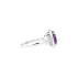 14KWG 2.45ct Natural Untreated Vivid Purple Garnet Diamond Ring