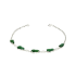 18KG Grade A Natural Untreated Green Jadeite Diamond Bracelet NQTC