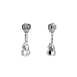 18KG Grade A Icy Green Jadeite Diamond Earrings