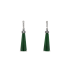 18KG Grade A Icy Vivid Green Jadeite Diamond Earrings