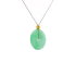 18KG Grade A Green Jadeite Diamond Necklace