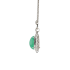 18KG Grade A Icy Green Jadeite Diamond Pendant