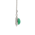 18KG Grade A Icy Green Jadeite Diamond Pendant