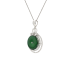 18KG Grade A Icy Vivid Green Jadeite Diamond Pendant