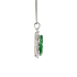 18KG Grade A Icy Vivid Green Jadeite Diamond Pendant