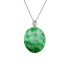 18KG Grade A Green Jadeite Diamond Pendant