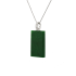 18KG Grade A Green Jadeite Diamond Pendant