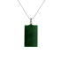 18KG Grade A Green Jadeite Diamond Pendant