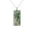 18KG Grade A Light Green Jadeite Diamond Pendant