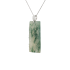 18KG Grade A Light Green Jadeite Diamond Pendant