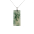 18KG Grade A Light Green Jadeite Diamond Pendant