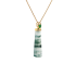 18KG Grade A Icy Green Jadeite Diamond Pendant