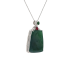 18KG Grade A Icy Green Jadeite Diamond Pendant