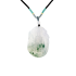 Grade A Icy White & Green Jadeite Pendant