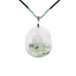 Grade A Icy White & Green Jadeite Pendant