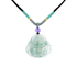 Grade A High Icy White & Green Jadeite Pendant