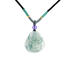 Grade A High Icy White & Green Jadeite Pendant