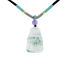 Grade A High Icy White & Green Jadeite Pendant