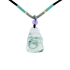 Grade A High Icy White & Green Jadeite Pendant