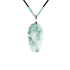 Grade A Icy White & Green Jadeite Pendant