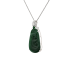 18KG Grade A Icy Green Jadeite Diamond Pendant