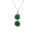 18KG Grade A Icy Green Jadeite Diamond Pendant