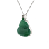 18KG Grade A Icy Green Jadeite Diamond Pendant