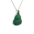 18KG Grade A Icy Green Jadeite Diamond Pendant