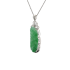 18KG Grade A Icy Green Jadeite Diamond Pendant