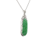 18KG Grade A Icy Green Jadeite Diamond Pendant