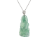 18KG Grade A Icy Green Jadeite Diamond Pendant